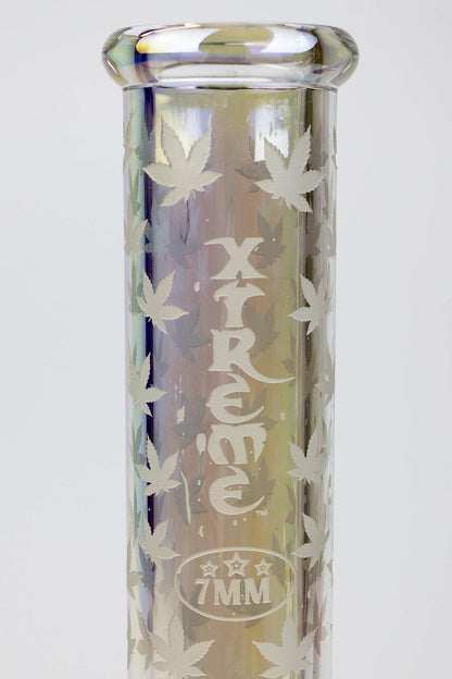 13" XTREME Glass / 7 mm / Electroplated Glass beaker Bong