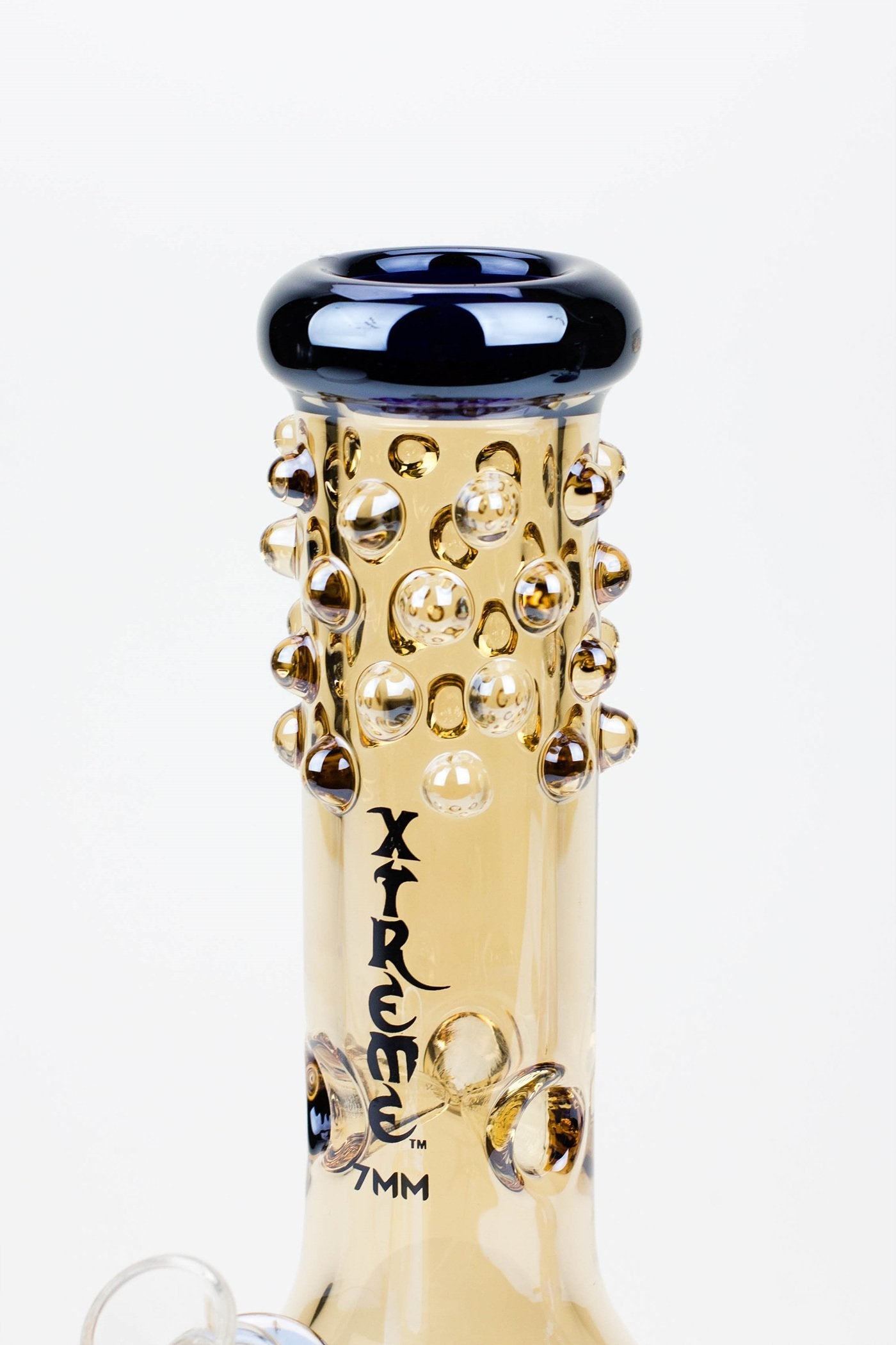 12" XTREME Glass / 7 mm / electro plate Glass beaker Bong