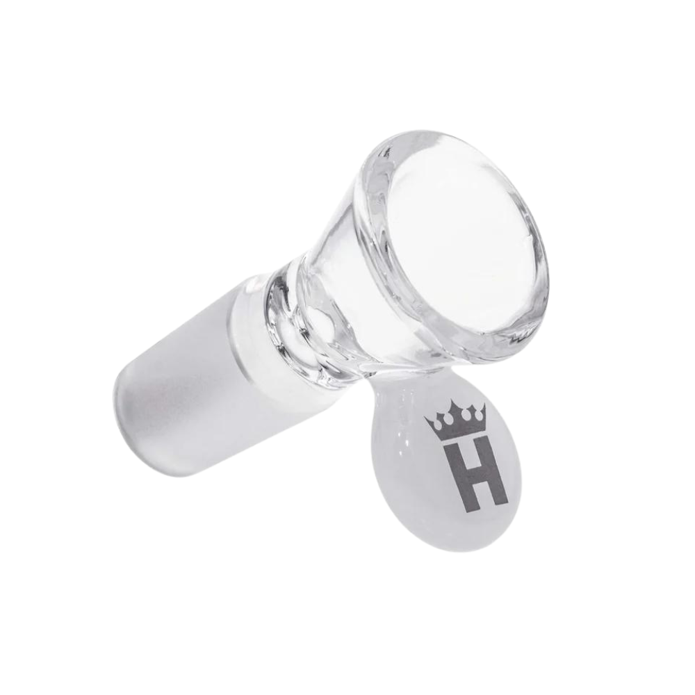 Hoss Glass | 14mm Cone Bowl with Coloured Tab