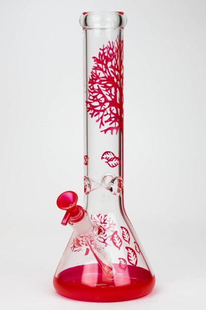 14" Tree of Life classic beaker glass bong