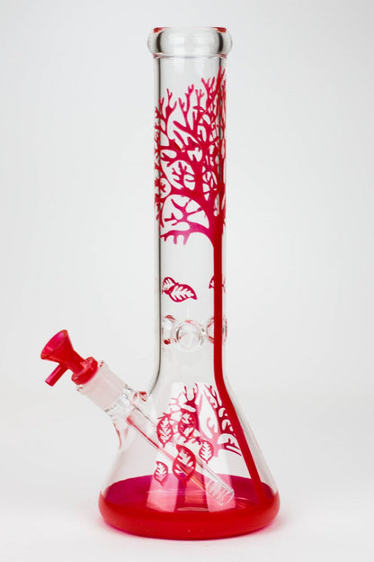 14" Tree of Life classic beaker glass bong