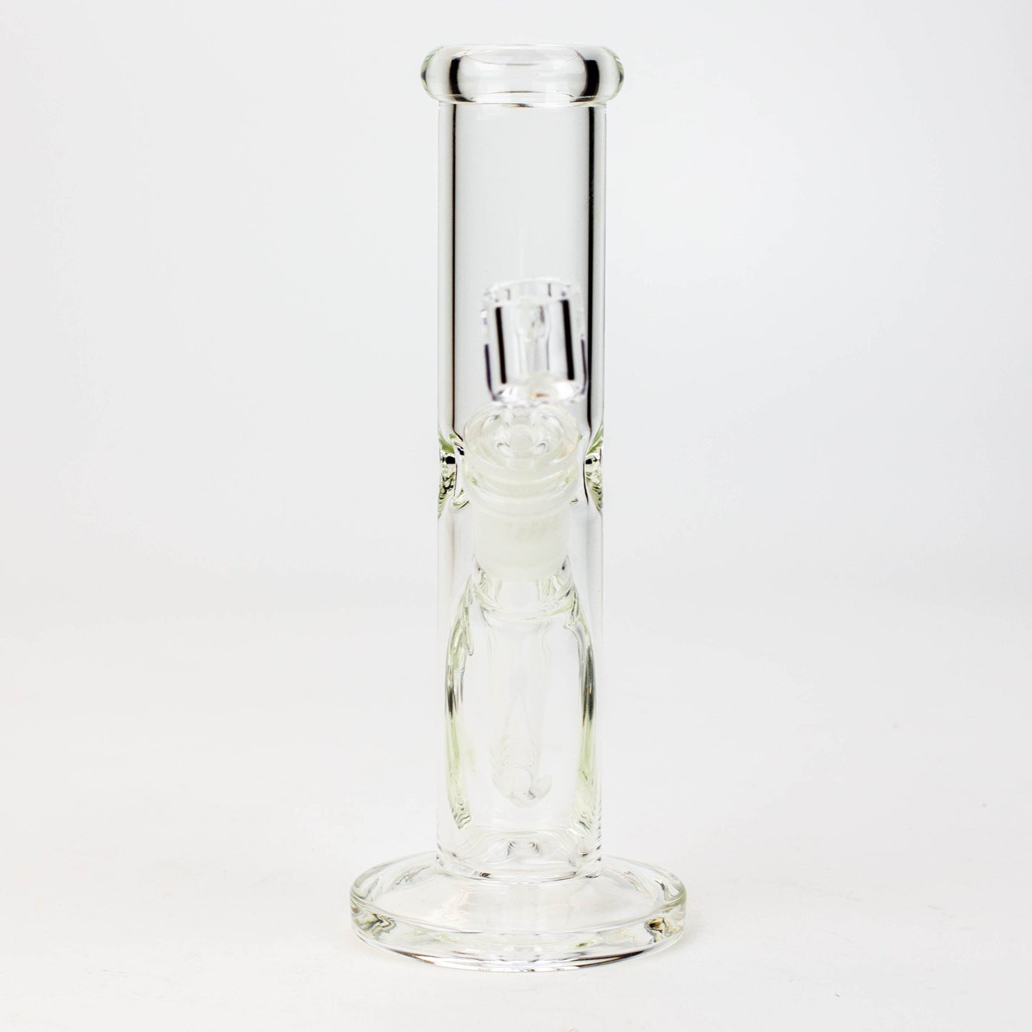 8" 2-in-1 clear tube glass Dab Rig [AKGA013]