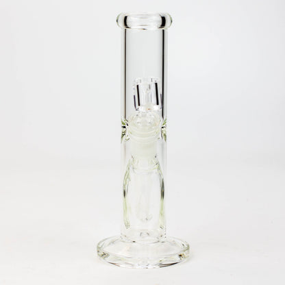 8" 2-in-1 clear tube glass Dab Rig [AKGA013]