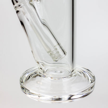 8" 2-in-1 clear tube glass Dab Rig [AKGA013]