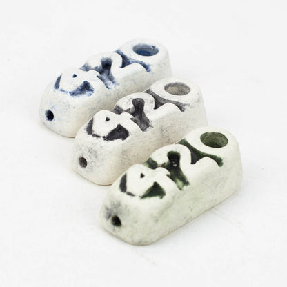 Handmade Ceramic Smoking Pipe [420]