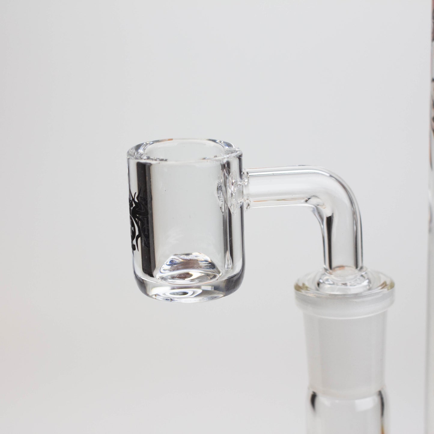9.5" XTREME 2-1n-1 straight tube glass Bong with honeycomb diffuser [XTR300]