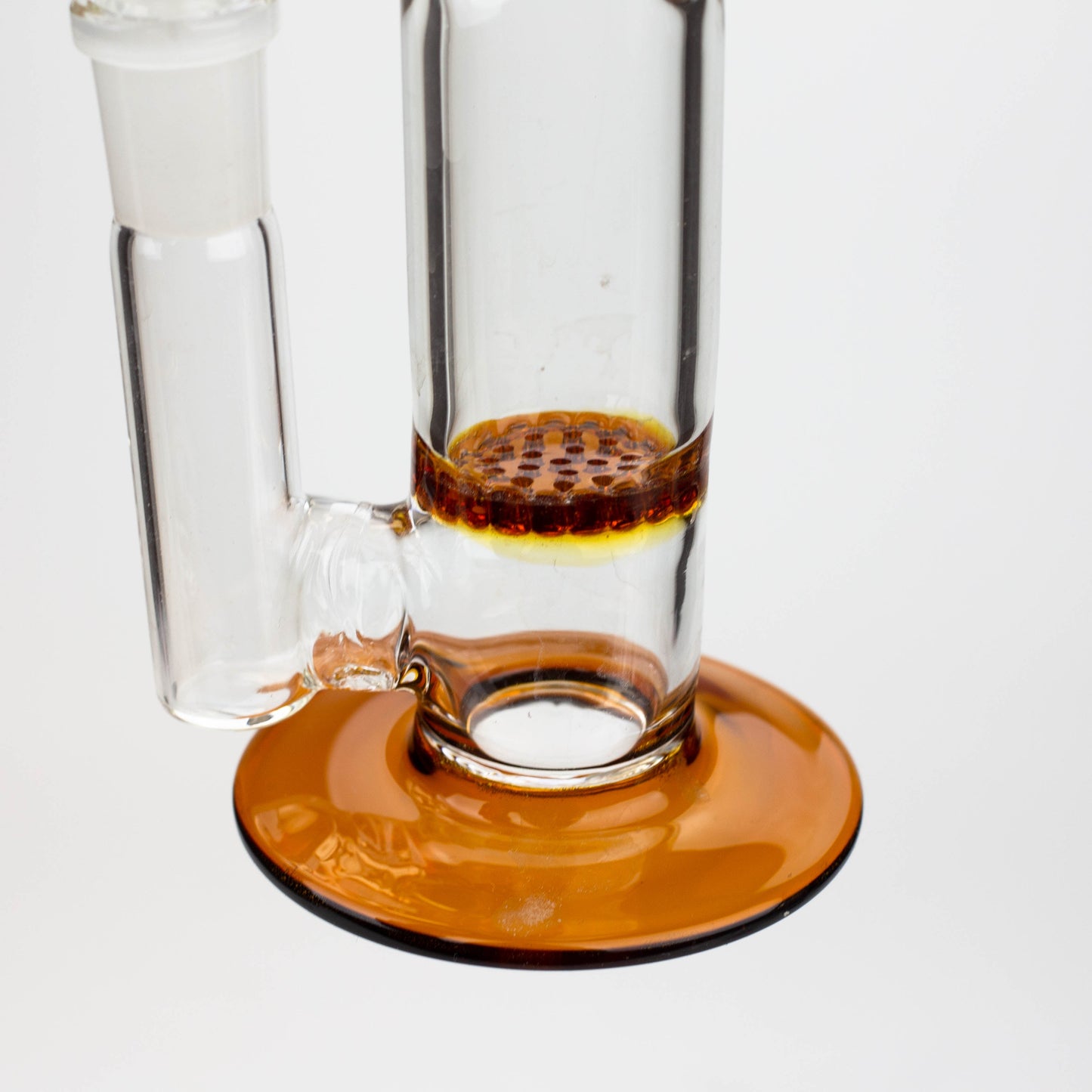 9.5" XTREME 2-1n-1 straight tube glass Bong with honeycomb diffuser [XTR300]