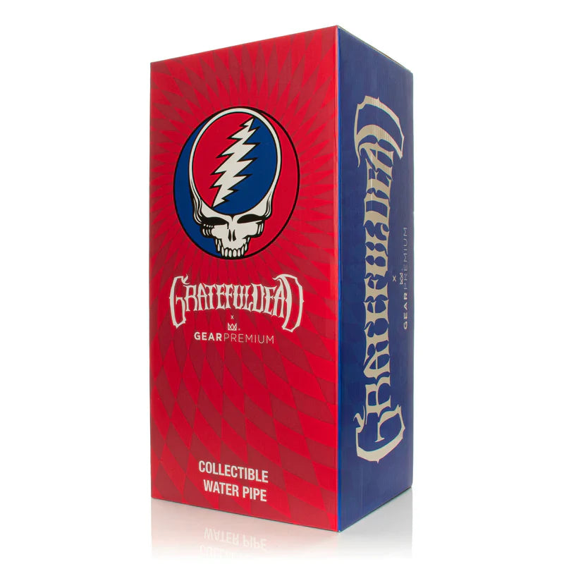 GEAR Premium® | 13" 7mm Thick Space Your Face Beaker Base Water Pipe - Grateful Dead x GEAR Premium®