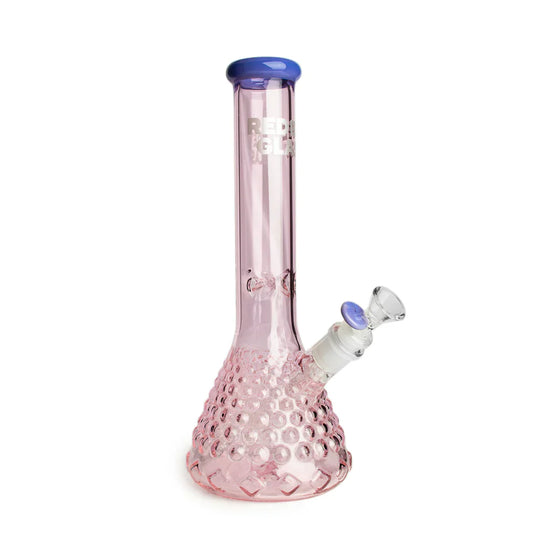Red Eye Glass® | 12" Hermes Beaker Base Water Pipe – Two-Toned Borosilicate Glass