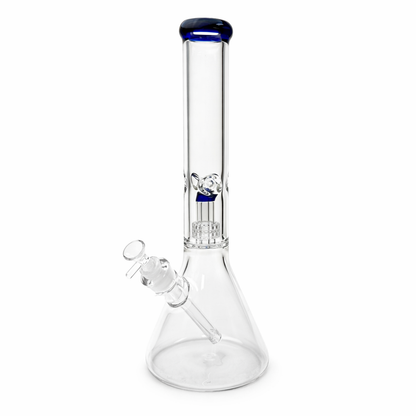 Z16" Color-Accented Glass Water Bong with Percolator