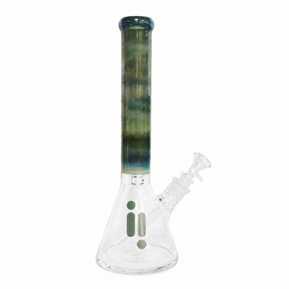 Infyniti | 16" 7mm Branded Glass Beaker Bong with Tornado Perc