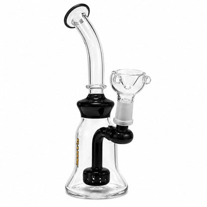 8" Color Accent Circ Perc Glass Dab Rig