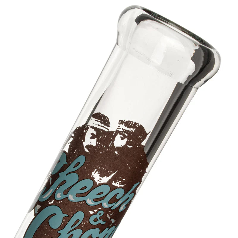 Cheech & Chong® Glass | 15" 7mm Thick Can I Be Blunt Beaker Base Water Pipe