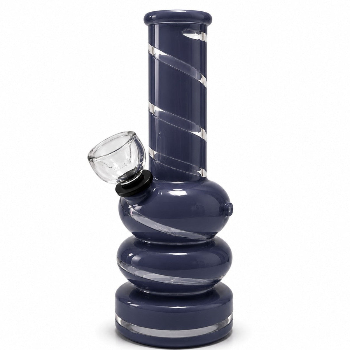 6" Colored Glass Bubble Waterpipe
