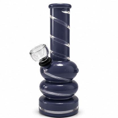 6" Colored Glass Bubble Waterpipe