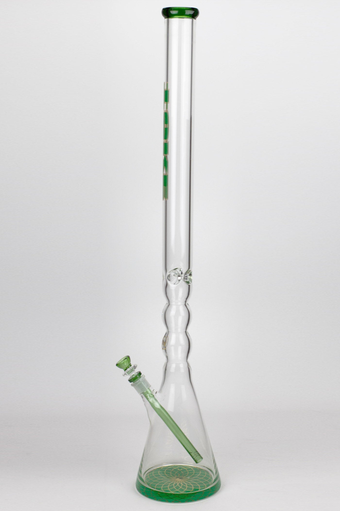 32" DANK 7 mm curved tube beaker water bong