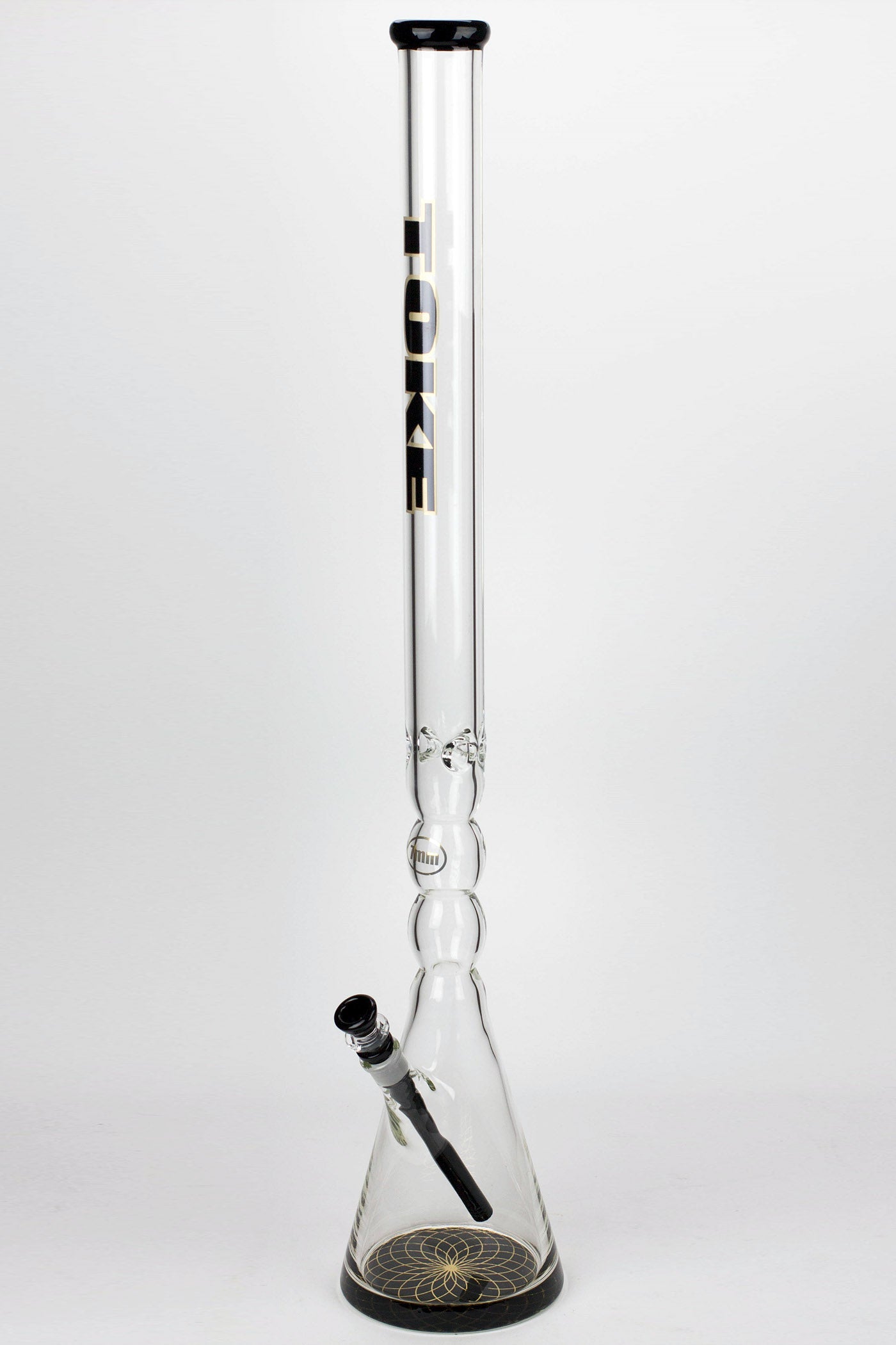 32" DANK 7 mm curved tube beaker water bong