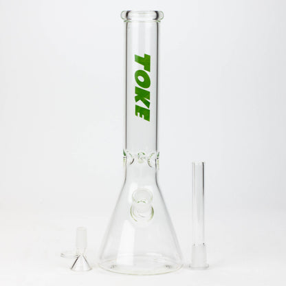 TOKE - 12" Beaker glass water bong