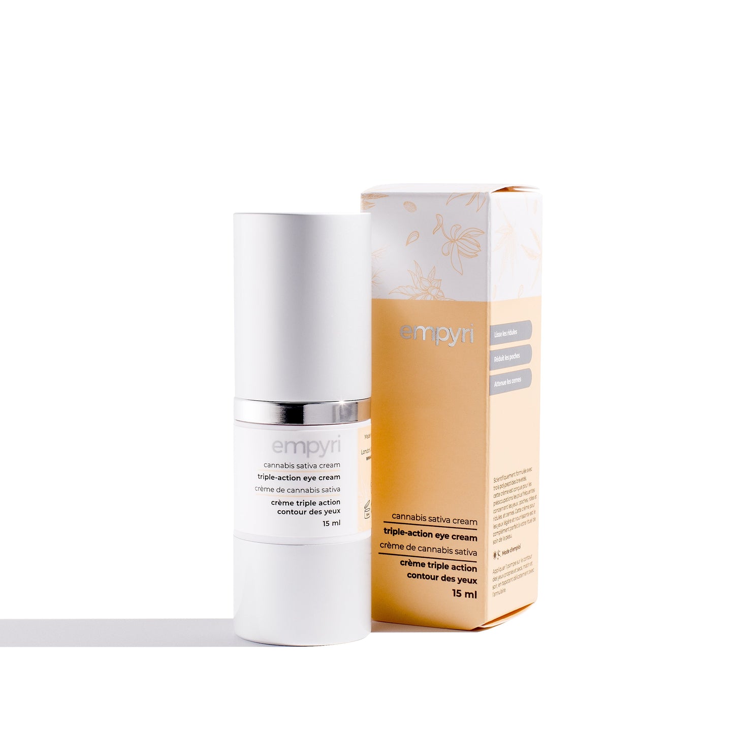 empyri - hemp eye cream with triple action polypeptides
