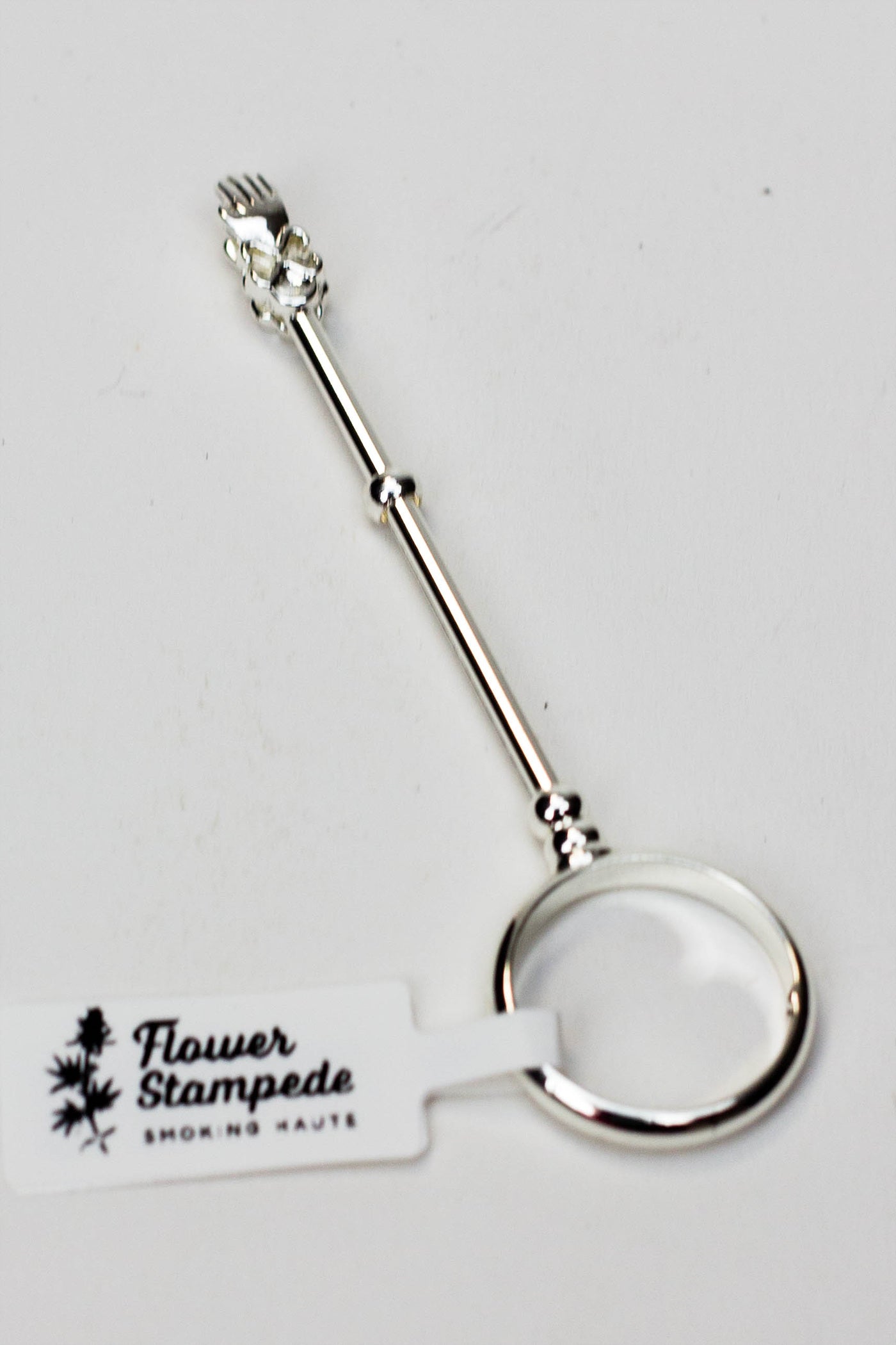 Flower Stampede Ring Roach Clip