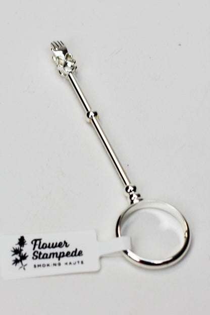 Flower Stampede Ring Roach Clip