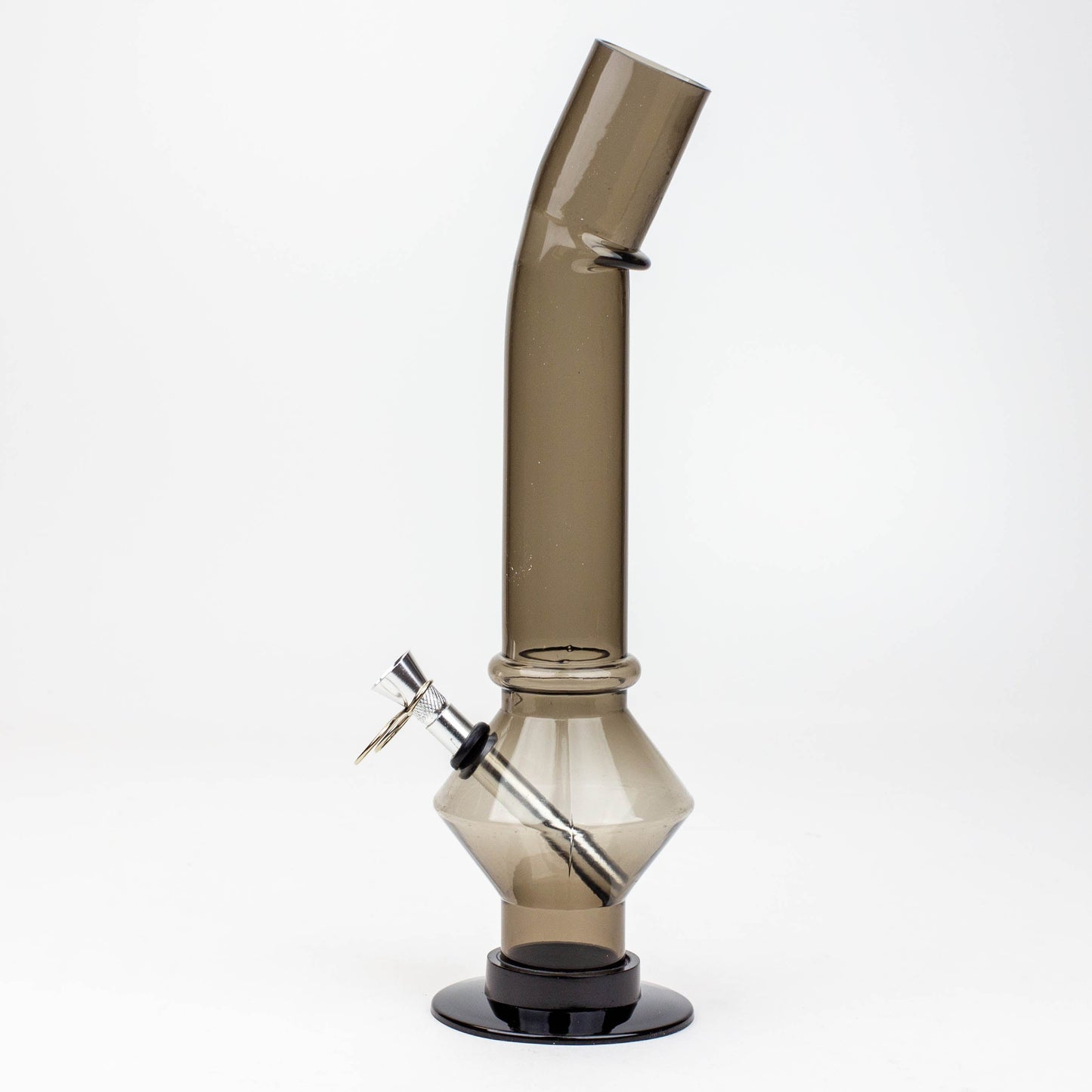 11" bent neck acrylic water pipe assorted [FP series]