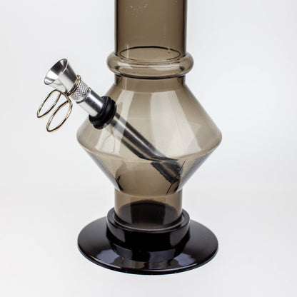 11" bent neck acrylic water pipe assorted [FP series]
