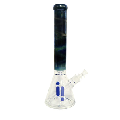 Infyniti | 16" 7mm Branded Glass Beaker Bong with Tornado Perc