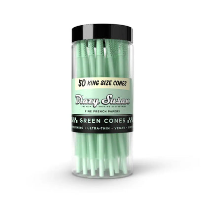 Blazy Susan | Green Cones Jar – (50 Count)