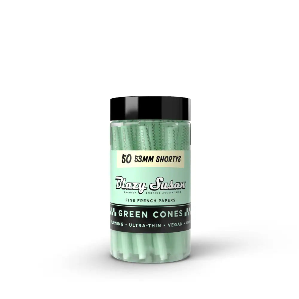 Blazy Susan | Green Cones Jar – (50 Count)