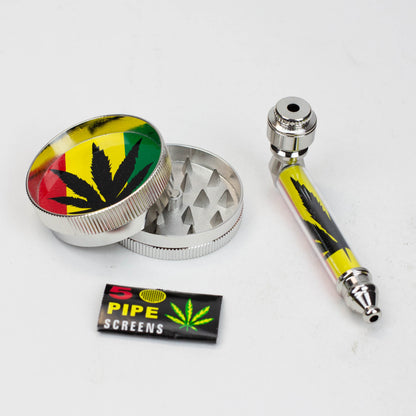 Metal Pipe, Grinder and screen gift set [AK22xx]