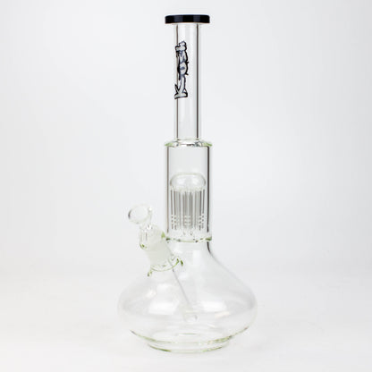 13" KUSH 8 tree-arm round base glass bong [H2]