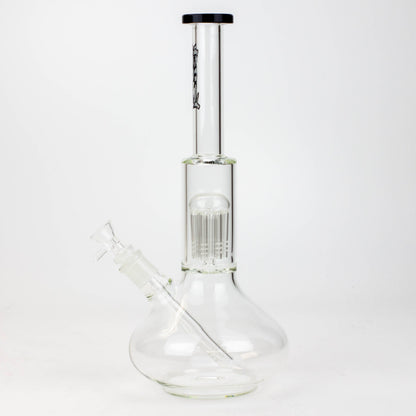 13" KUSH 8 tree-arm round base glass bong [H2]