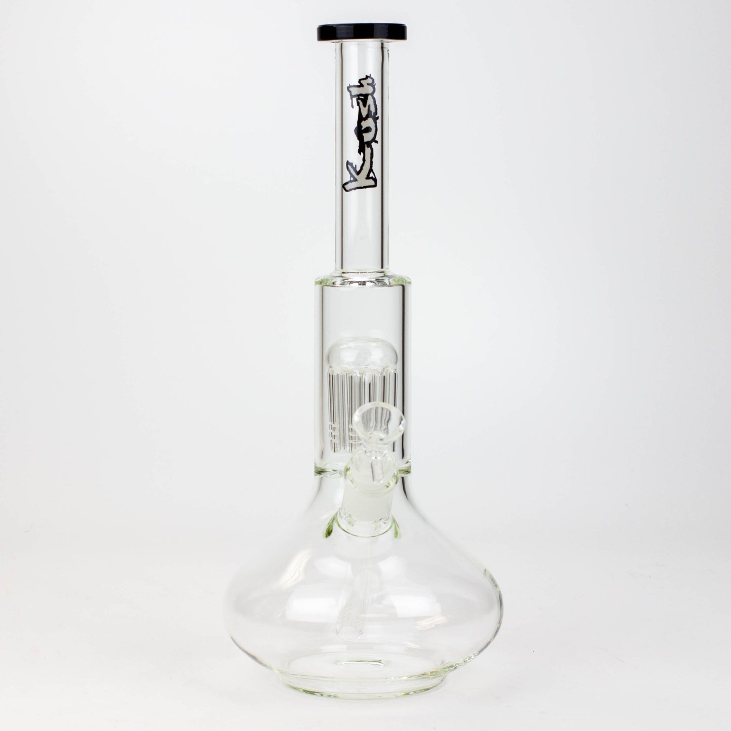 13" KUSH 8 tree-arm round base glass bong [H2]