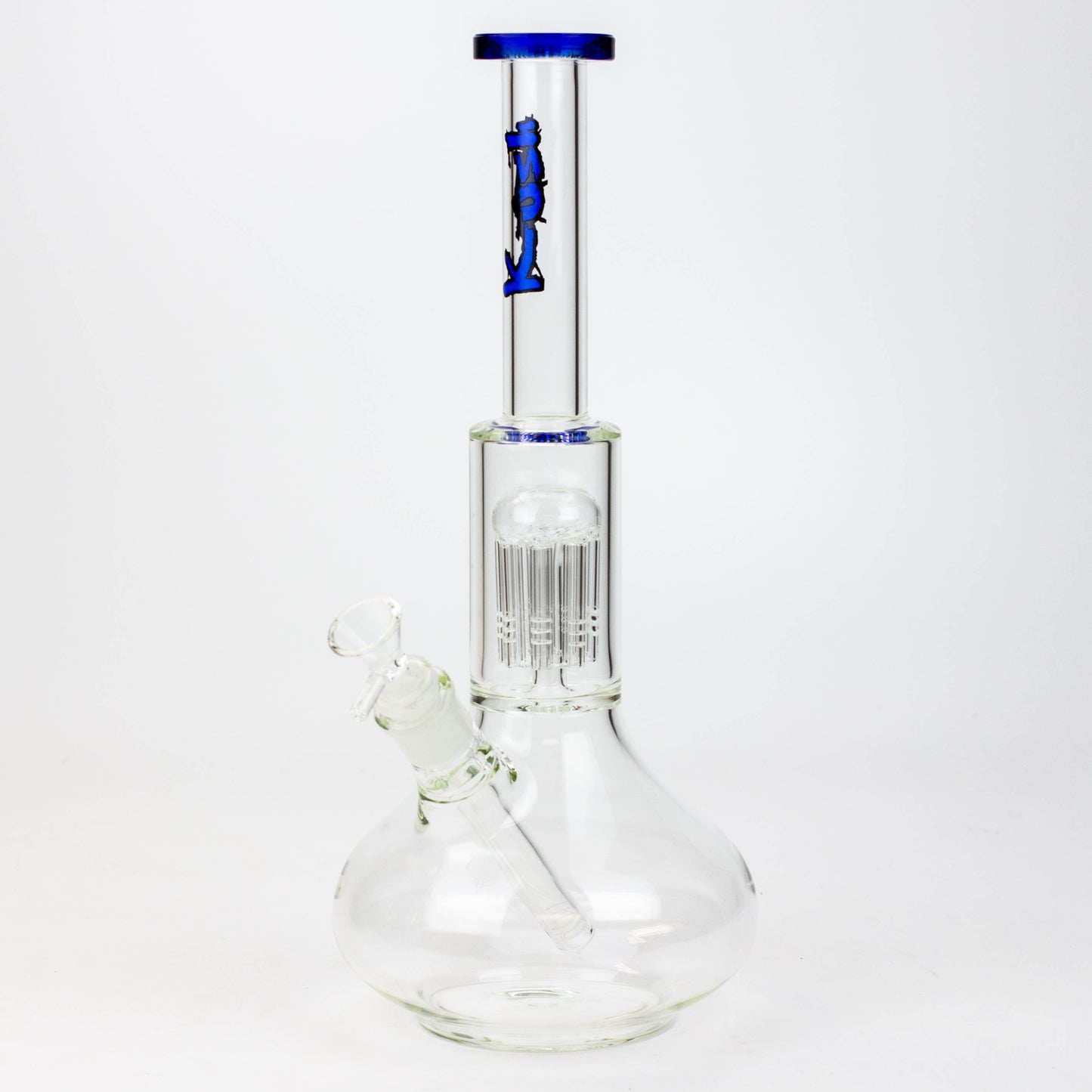 13" KUSH 8 tree-arm round base glass bong [H2]