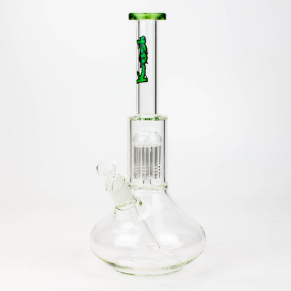 13" KUSH 8 tree-arm round base glass bong [H2]