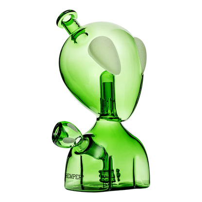 Hemper | 6" Alien Head Bong – Glow-in-the-Dark Eyes