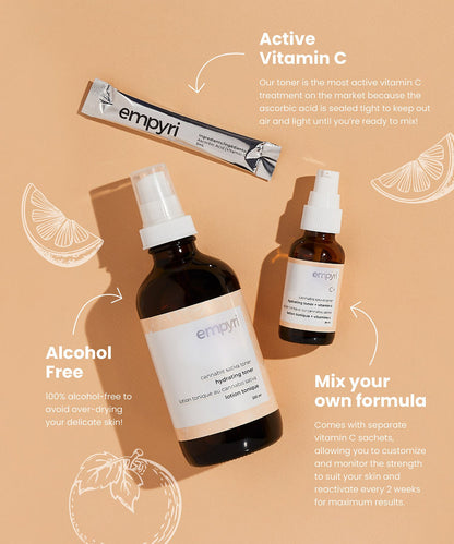 empyri - hydrating hemp toner + vitamin C for acne-prone skin