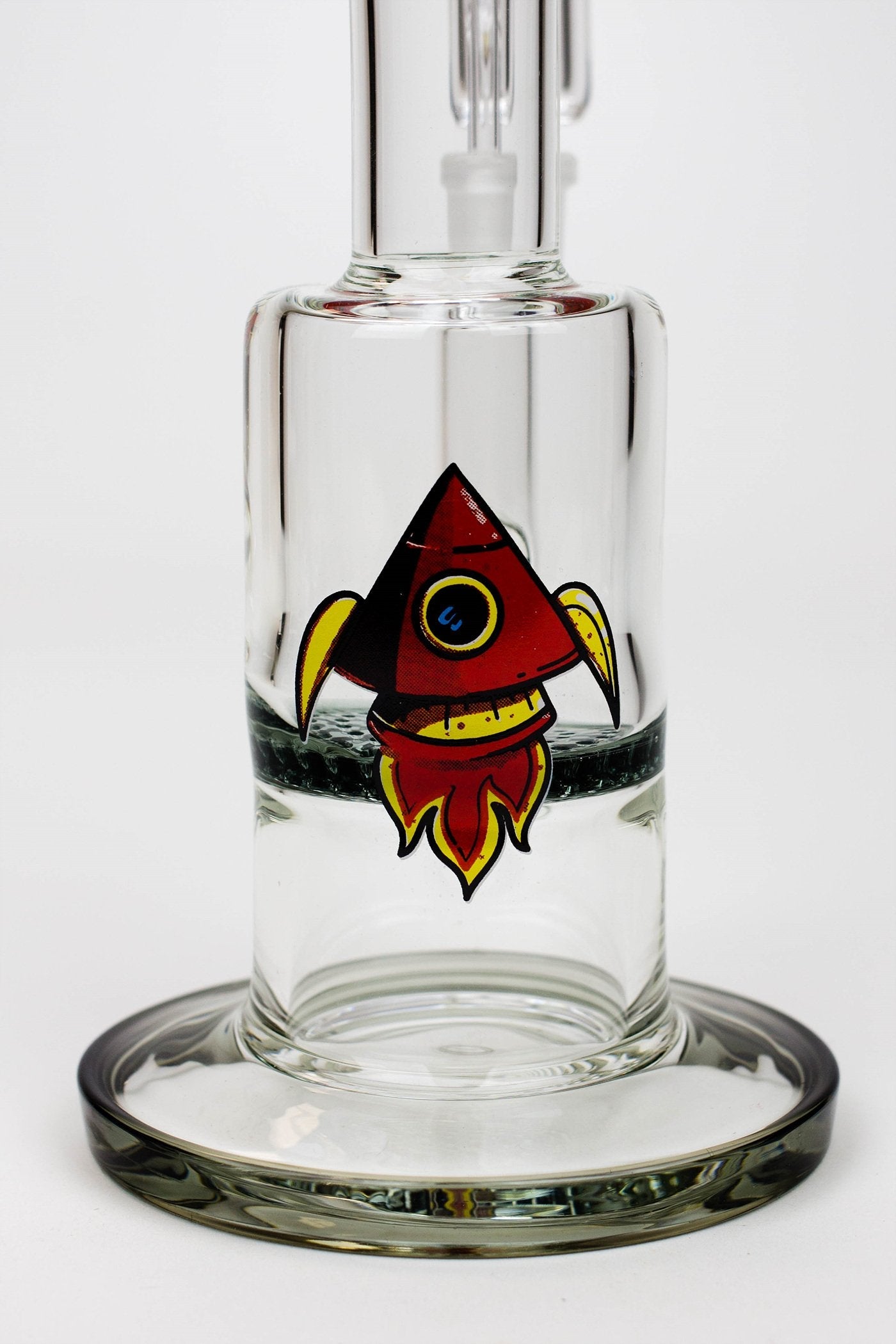 8" HAZE 2-in-1 Honeycomb diffuser Bent neck Dab Rig