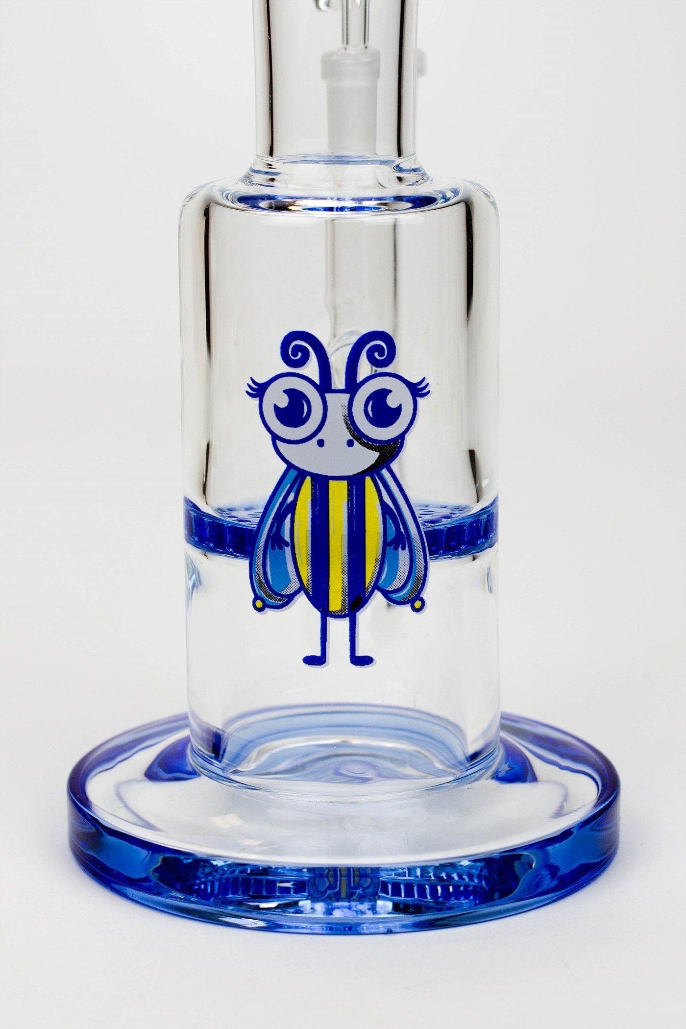8" HAZE 2-in-1 Honeycomb diffuser Bent neck Dab Rig