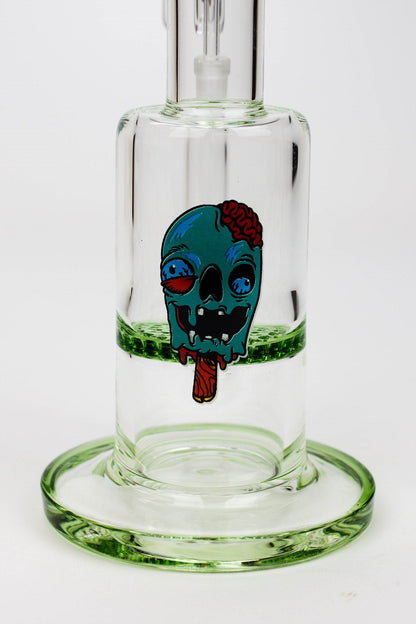 8" HAZE 2-in-1 Honeycomb diffuser Bent neck Dab Rig