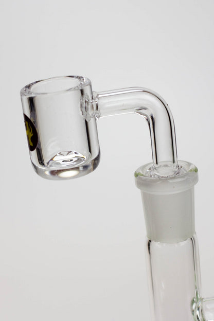 8" HAZE 2-in-1 Honeycomb diffuser Bent neck Dab Rig