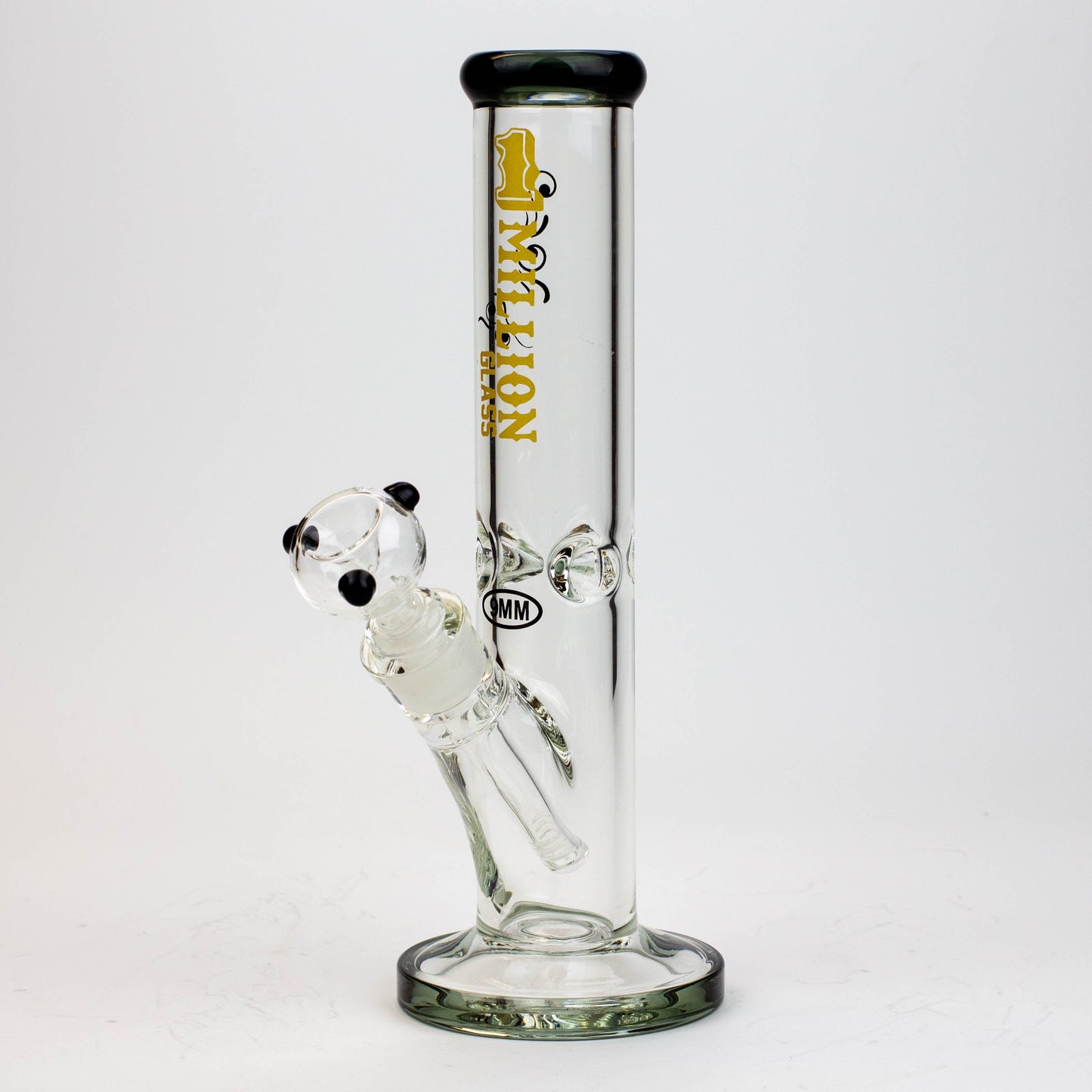 11" 1-MILLION Glass / 9mm / glass tube water bong