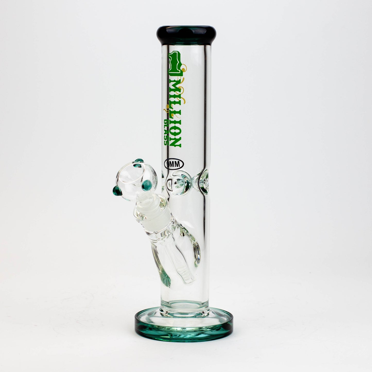 11" 1-MILLION Glass / 9mm / glass tube water bong