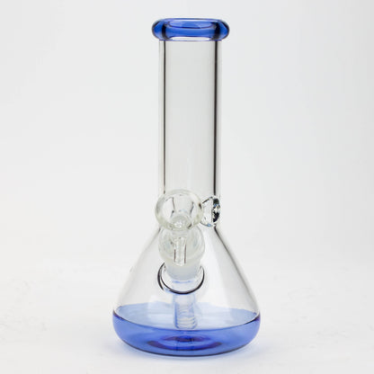 8" Color bottom Glass Bong [C6307]