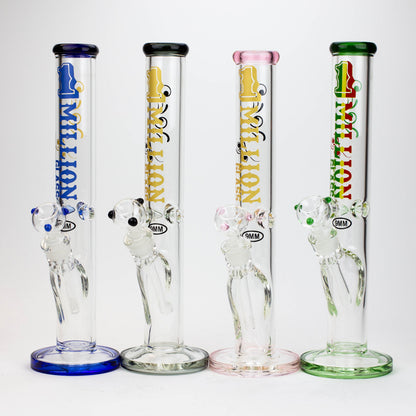 16" 1-MILLION Glass / 9mm / glass tube water bong [M004]