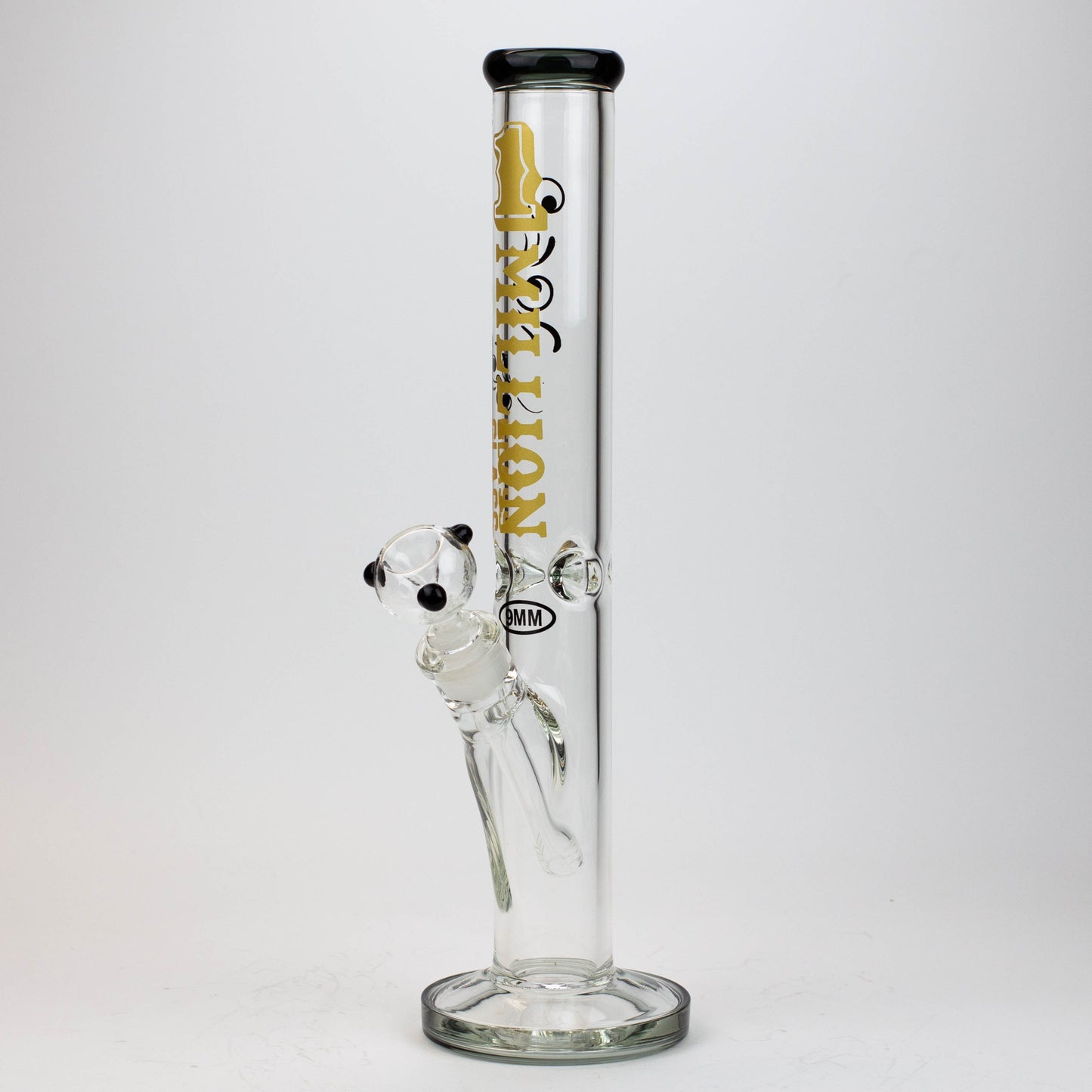 16" 1-MILLION Glass / 9mm / glass tube water bong [M004]