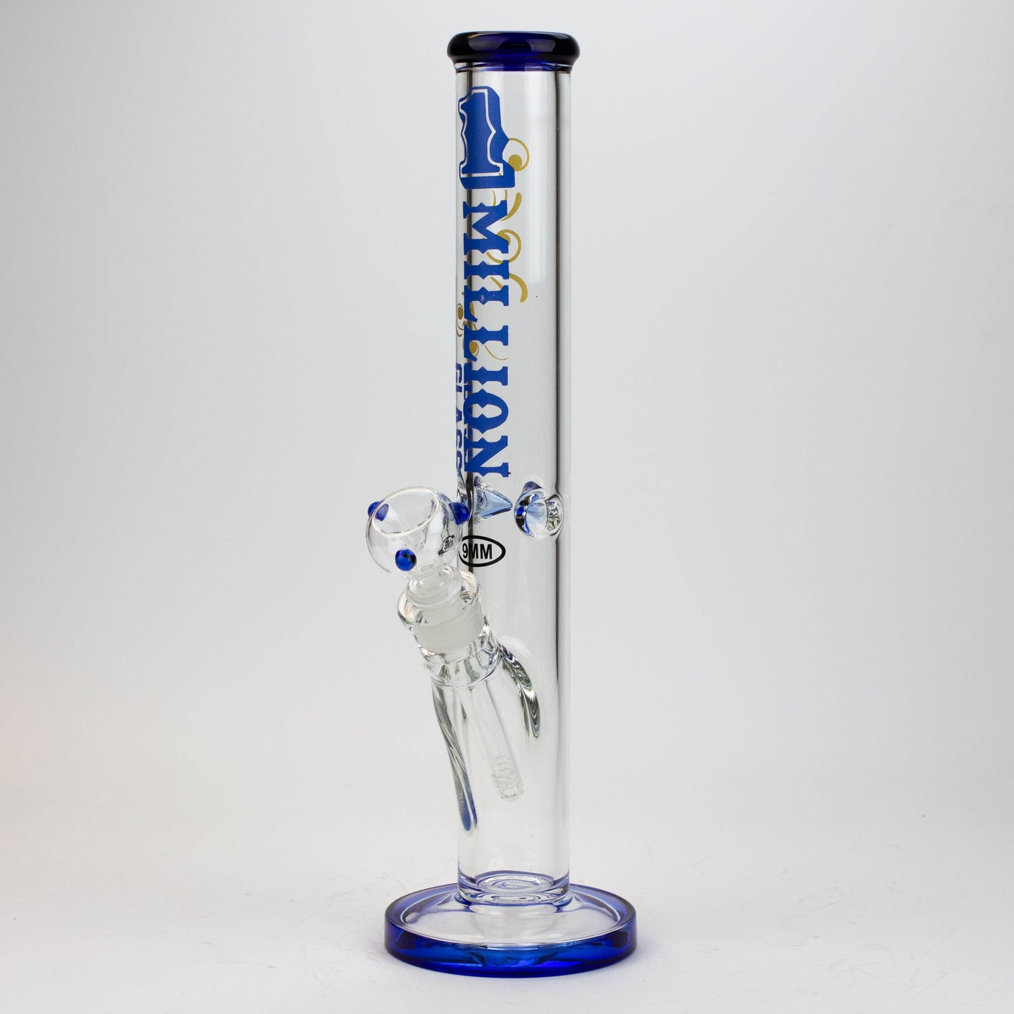 16" 1-MILLION Glass / 9mm / glass tube water bong [M004]