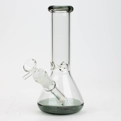 8" Color bottom Glass Bong [C6307]