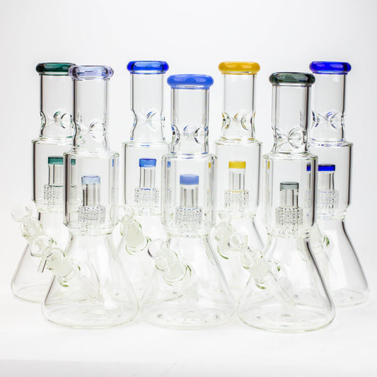 12" Glass Bong with shower head percolator